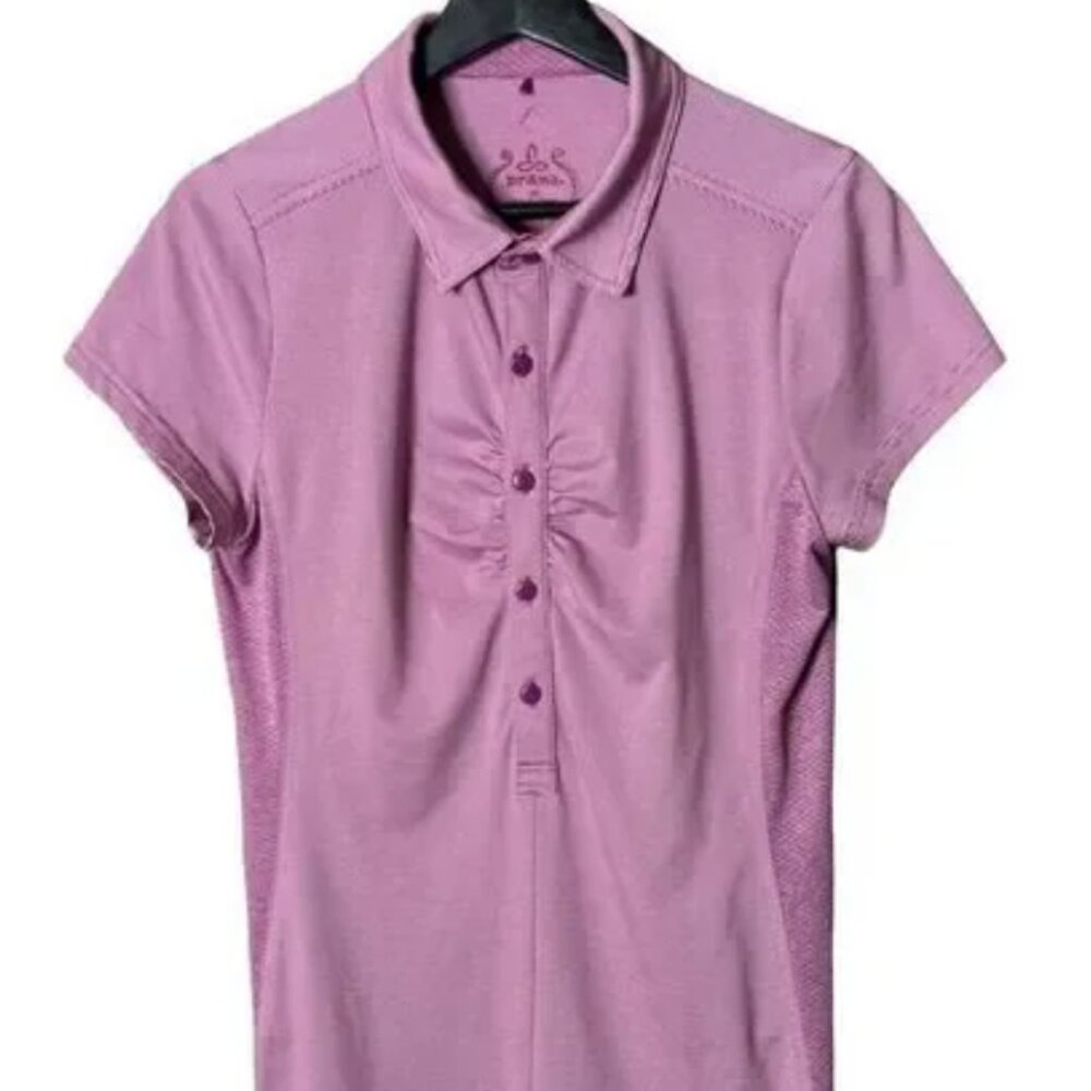 PrAna Collared Shirt Short Sleeve Dress Medium